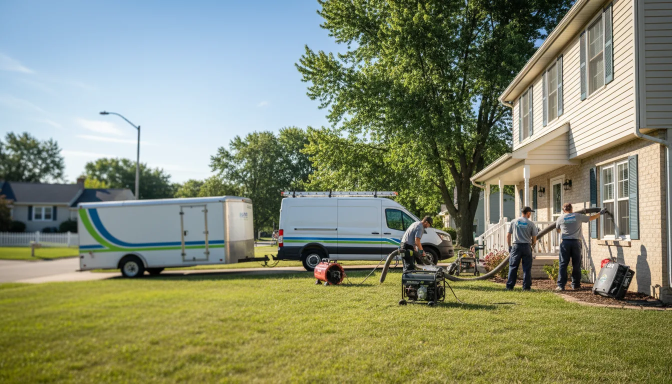 Flooded Basement Restoration And Cleanup With Repair in Udall, MO near me